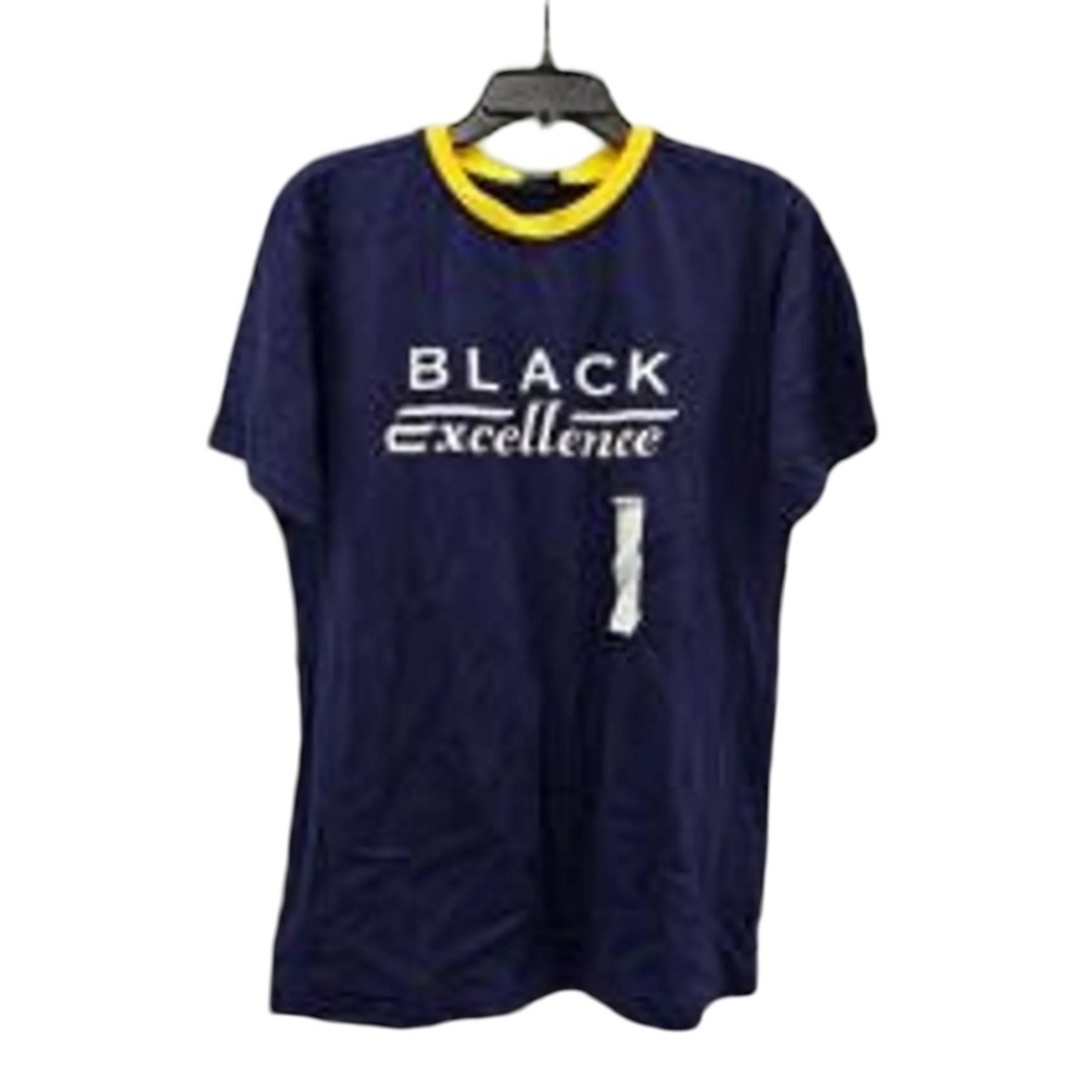 Houston White Black Excellence Navy T-Shirt Size XL NWT